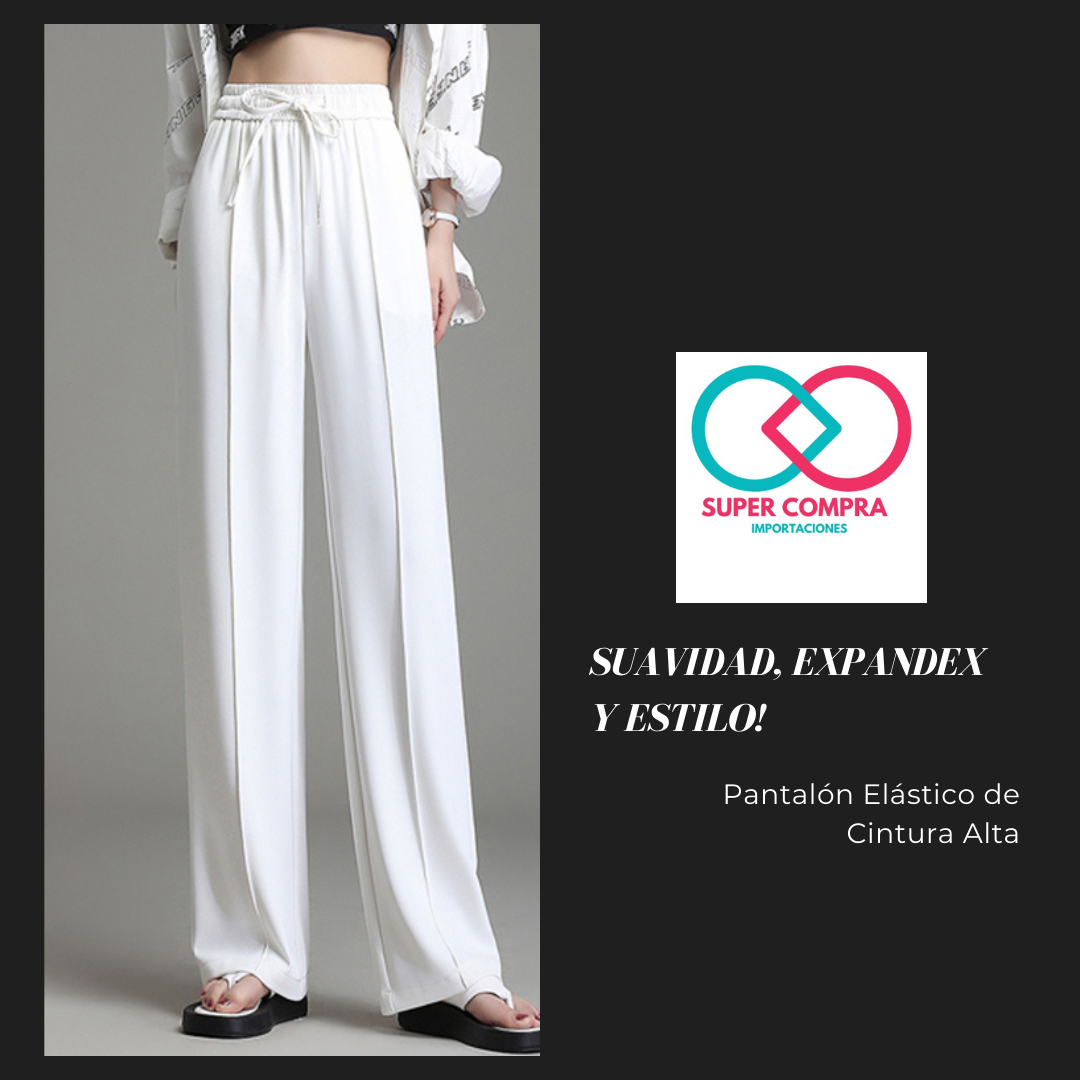 Pantalón elástico de cintura Alta ⭐⭐⭐⭐⭐