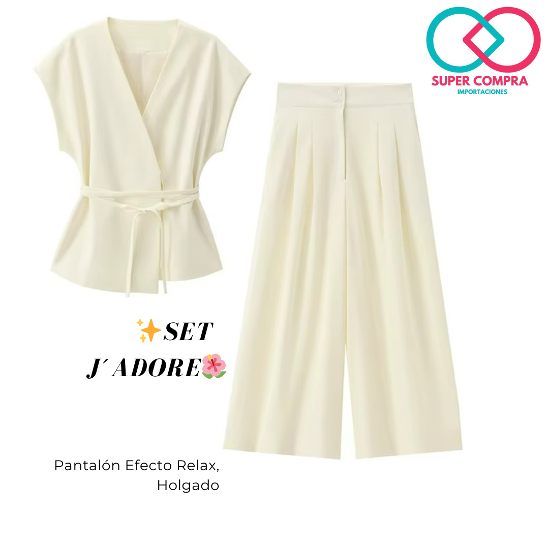 Blusa y Pantalón Holgado SET  J´ADORE🌺